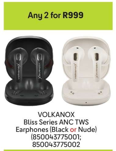 VOLKANOX Bliss Series ANC TWS Earphones