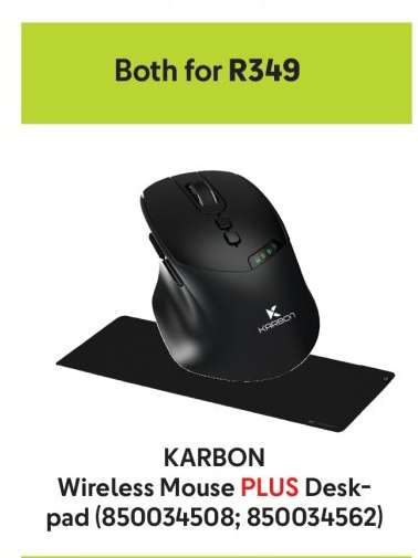 KARBON Wireless Mouse PLUS Desk-pad