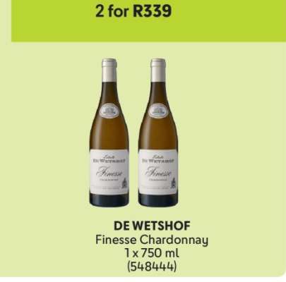 DE WETSHOF Finesse Chardonnay