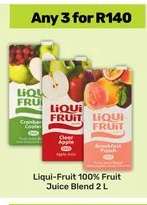 Liqui-Fruit 100% Fruit Juice Blend 2 L