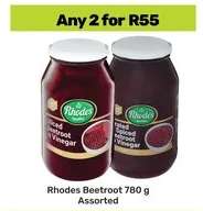 Rhodes Beetroot 780 g Assorted