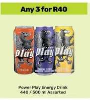 Power Play Energy Drink