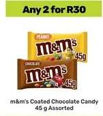 m&m's Coated Chocolate Candy