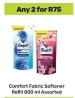 Comfort Fabric Softener Refill 800 ml Assorted