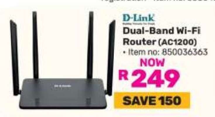 D-Link Dual-Band Wi-Fi Router (AC1200)