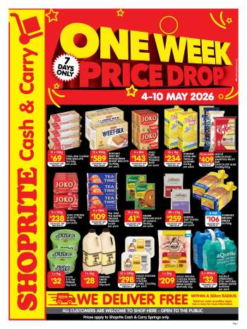 Shoprite catalogue  - 04/05/2026 - 10/05/2026.