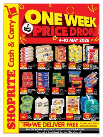 Shoprite catalogue  - 04/05/2026 - 10/05/2026.