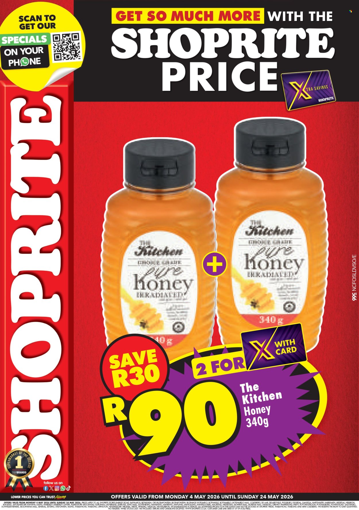 Shoprite specials - 04/05/2026 - 24/05/2026. Page 1