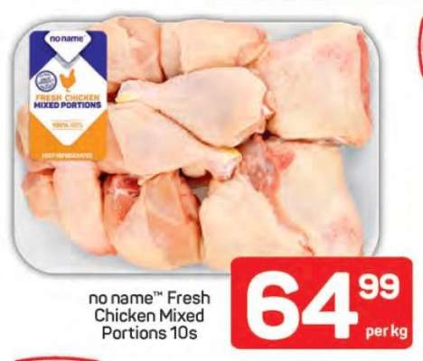 no name™ Fresh Chicken
Mixed Portions 10s