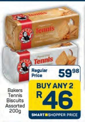 Bakers Tennis Biscuits Assorted 200g