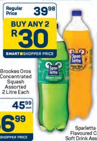 Sparletta Flavoured Carbonated Soft Drink Assorted