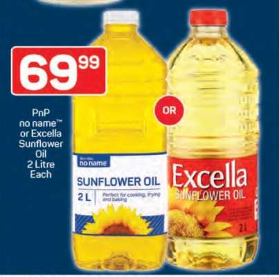 PnP no name™ or Excella Sunflower Oil
