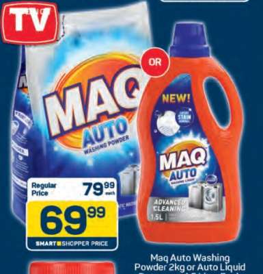 Maq Auto Washing Powder 2kg or Auto Liquid