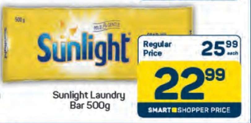 Sunlight Laundry Bar 500g