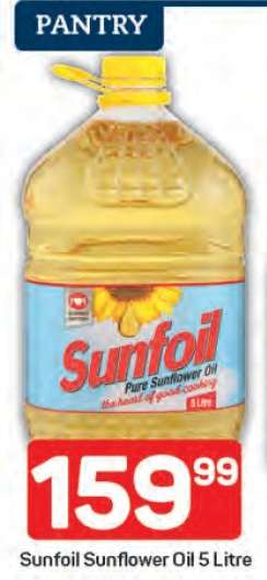 Sunfoil Sunflower Oil 5 Litre