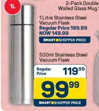 1 Litre Stainless Steel Vacuum Flask