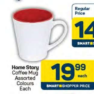 Home Story Coffee Mug Assorted Colours Each