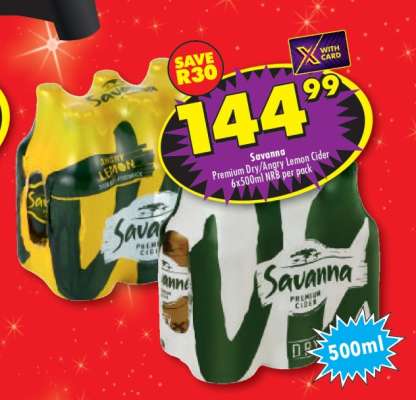 Savanna Premium Dry/Angry Lemon Cider