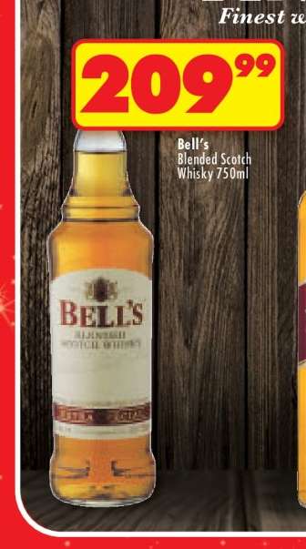 BELL'S BLENDED SCOTCH WHISKY 750ml