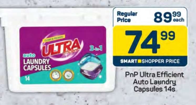 PnP Ultra Efficient Auto Laundry Capsules 14s