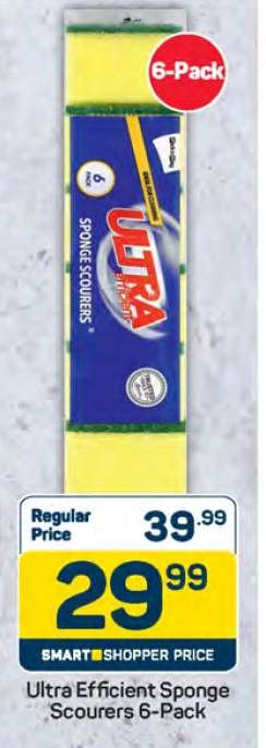 Ultra Efficient Sponge Scourers 6-Pack