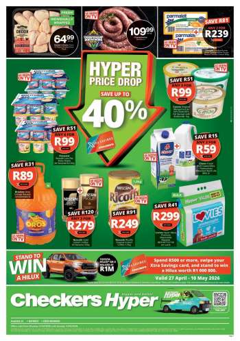 Checkers catalogue  - 27/04/2026 - 10/05/2026.