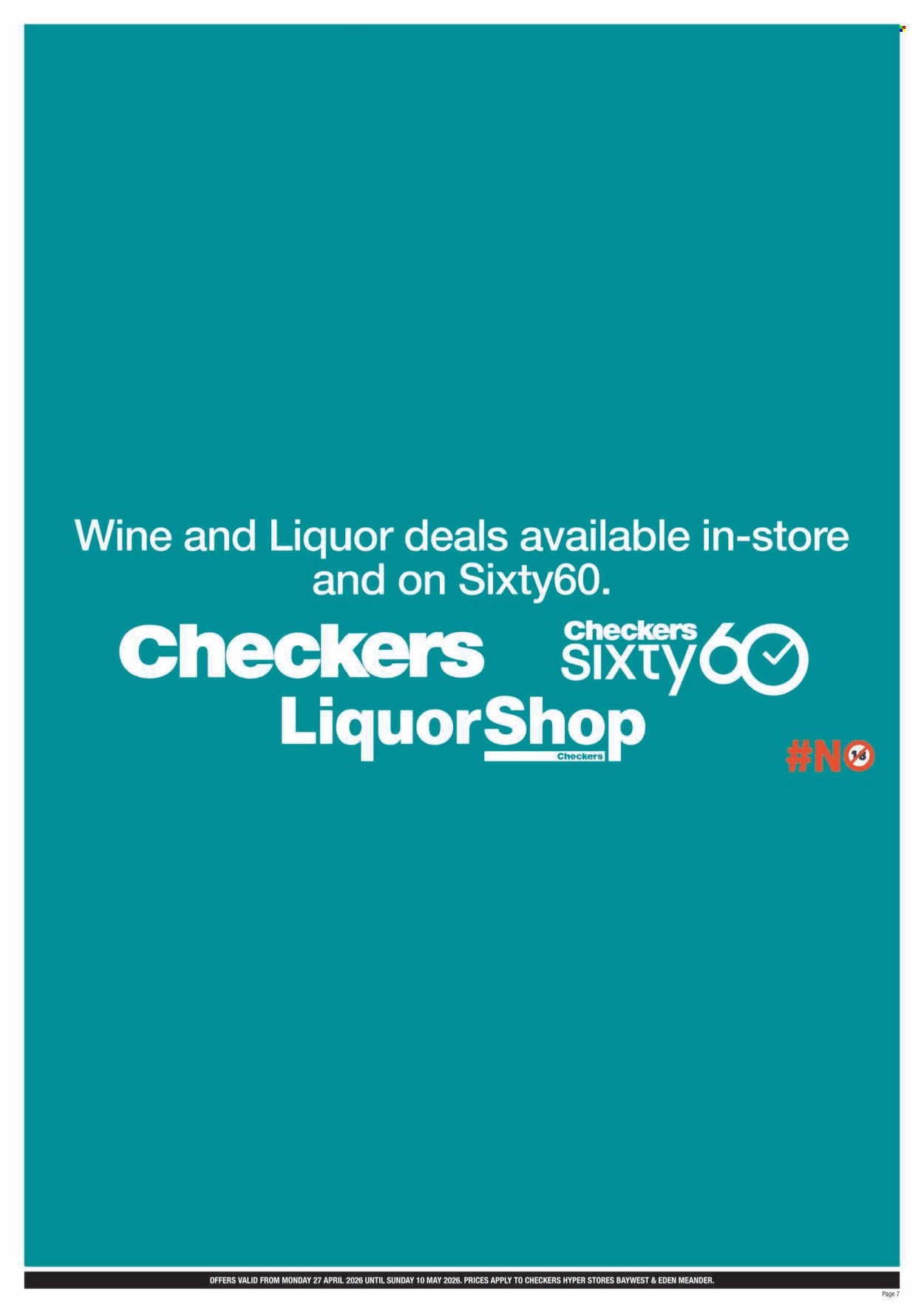 Checkers specials - 27/04/2026 - 10/05/2026. Page 7