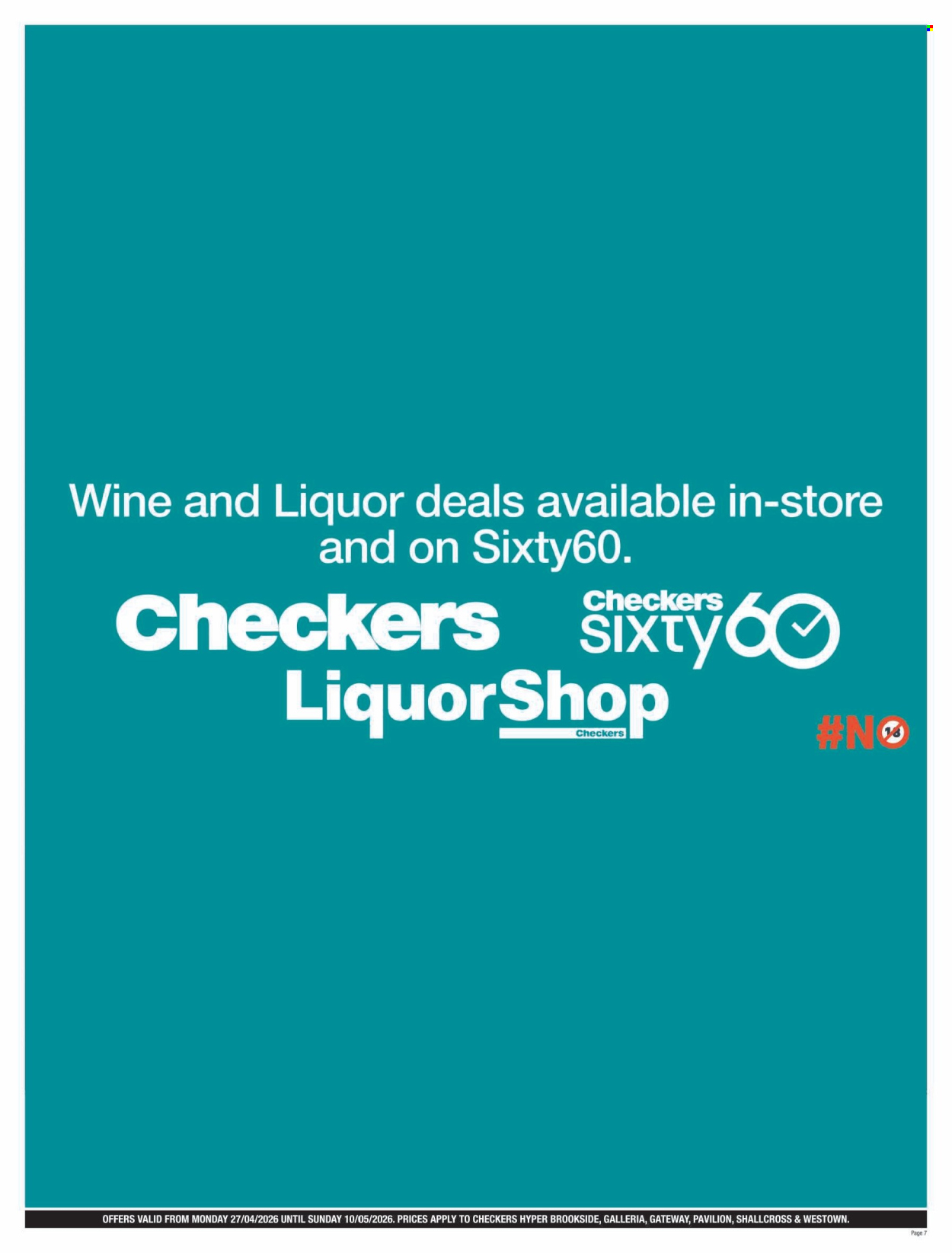Checkers specials - 27/04/2026 - 10/05/2026. Page 7