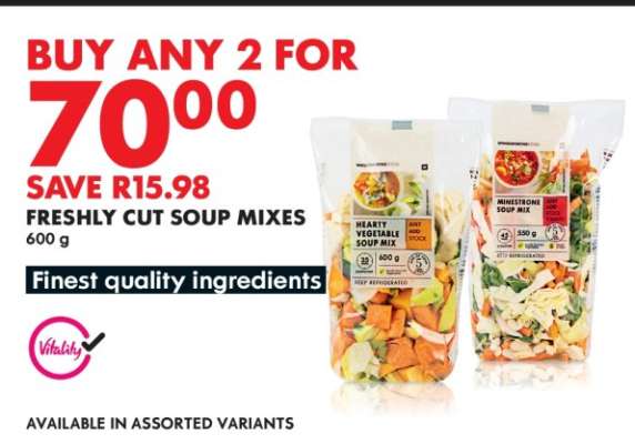 Freshly Cut Soup Mixes