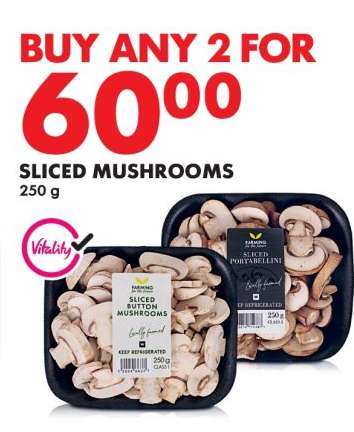 Sliced Mushrooms