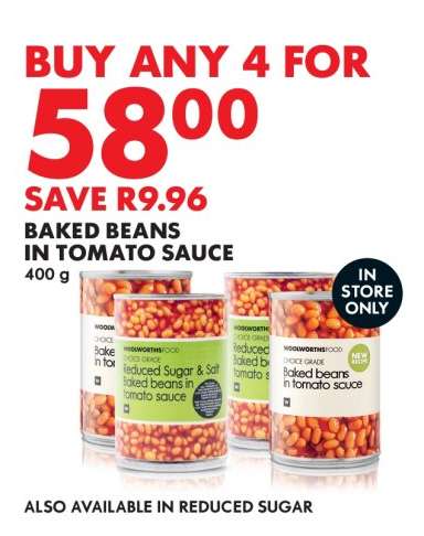 Baked Beans in Tomato Sauce