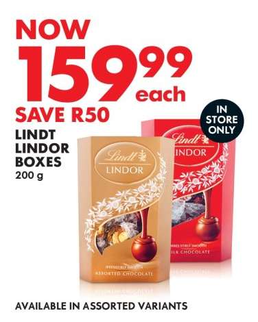 Lindt Lindor Boxes