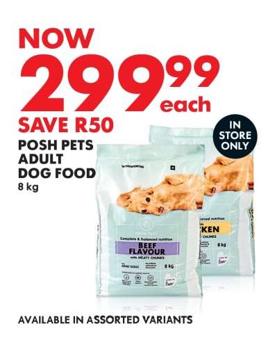 POSH PETS ADULT DOG FOOD