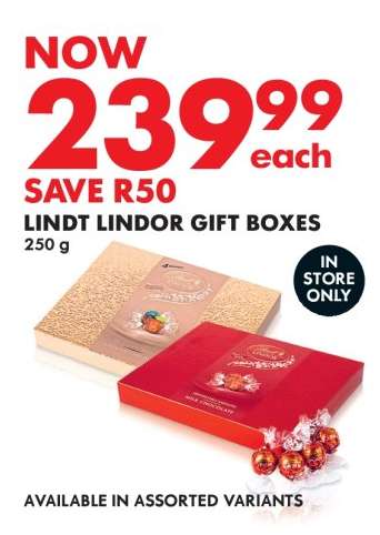 Lindt Lindor Gift Boxes