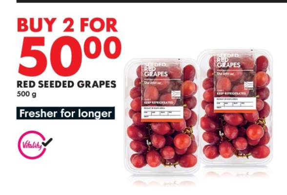 Red Seeded Grapes