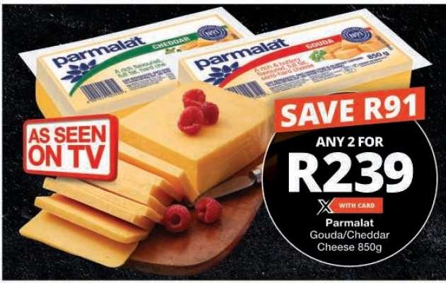 Parmalat Gouda/Cheddar Cheese 850g