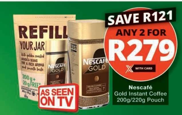 NESCAFÉ GOLD INSTANT COFFEE