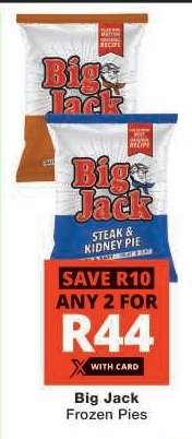 Big Jack Frozen Pies
