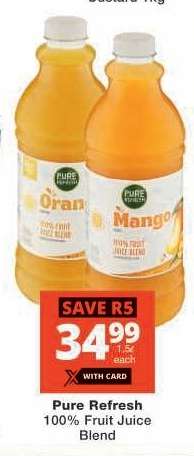 PURE REFRESH 100% FRUIT JUICE BLEND
