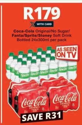 Coca-Cola/Fanta/Sprite/Stoney Soft Drink