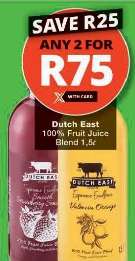 Dutch East 100% Fruit Juice Blend 1,5ℓ