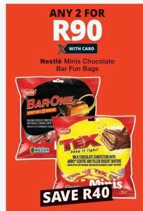 Nestlé Minis Chocolate Bar Fun Bags