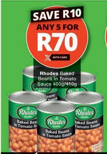 Rhodes Baked Beans in Tomato Sauce