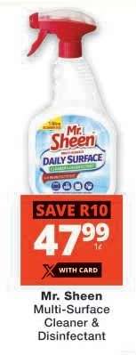 Mr. Sheen Multi-Surface Cleaner & Disinfectant