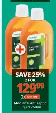 Medirite Antiseptic Liquid 750ml