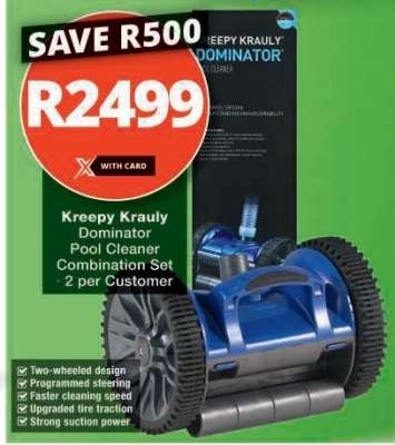 Kreepy Krauly Dominator Pool Cleaner Combination Set