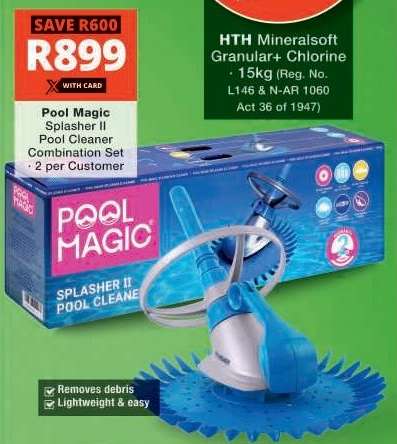 Pool Magic Splasher II Pool Cleaner Combination Set