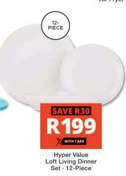 Hyper Value Loft Living Dinner Set