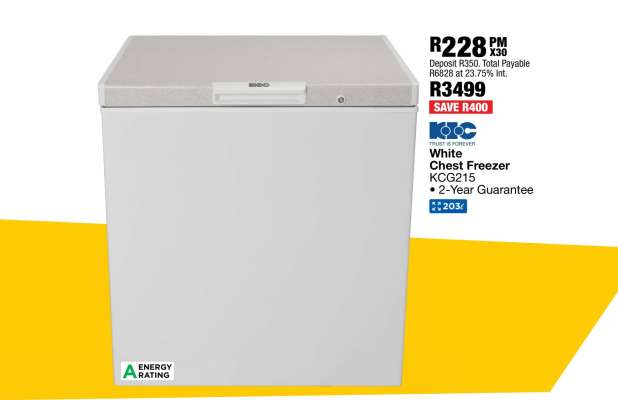 White Chest Freezer KCG215