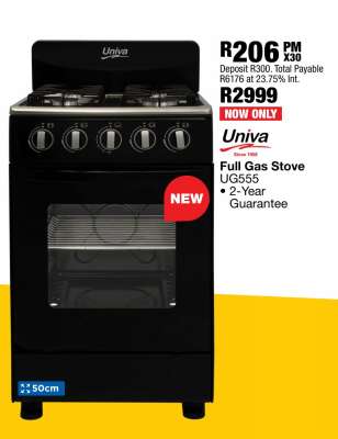 Univa Full Gas Stove UGS55